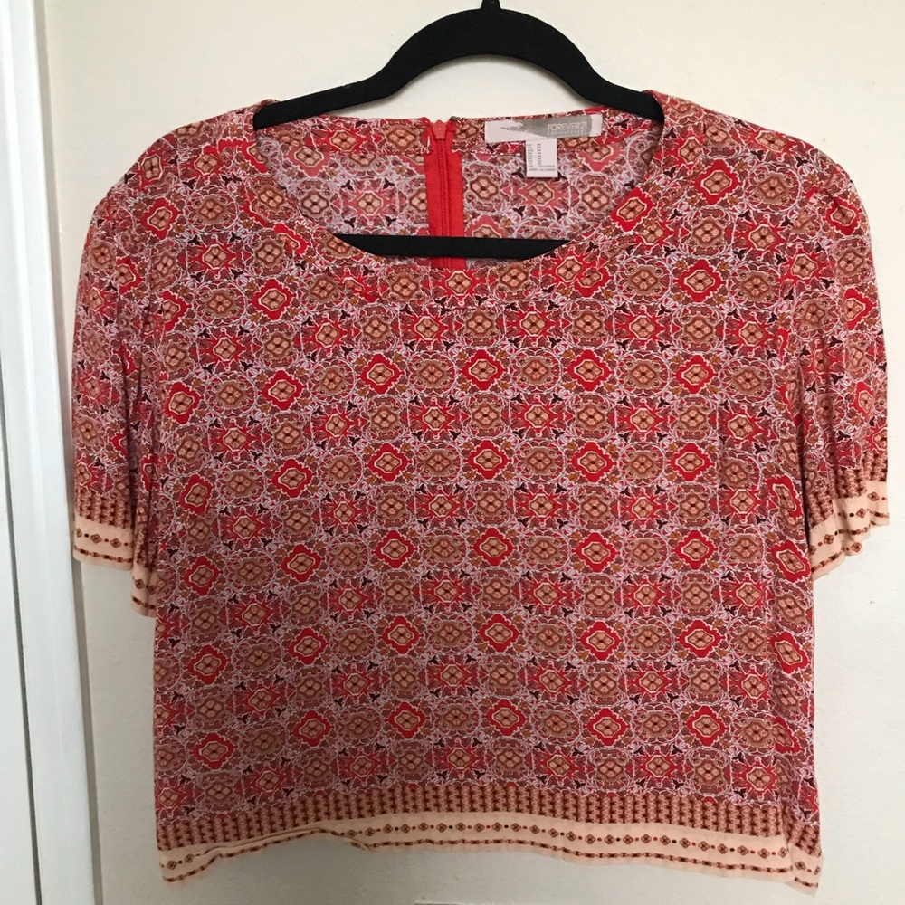 Forever 21 print top